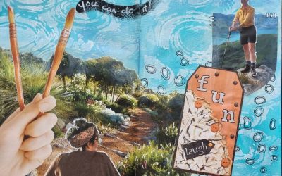 Art Journaling for Inner Strength: Embracing the “You Can Do It” Spirit
